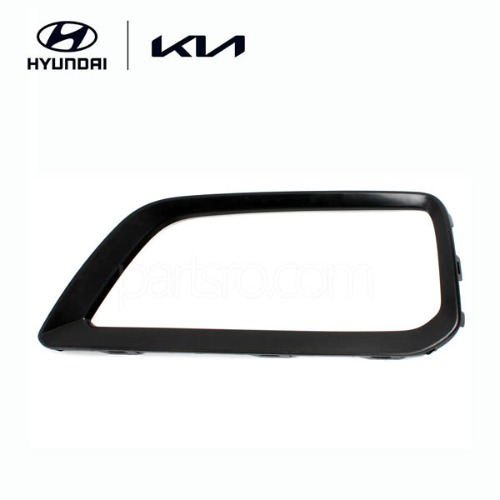 Unpainted Front Bumper Molding, Left