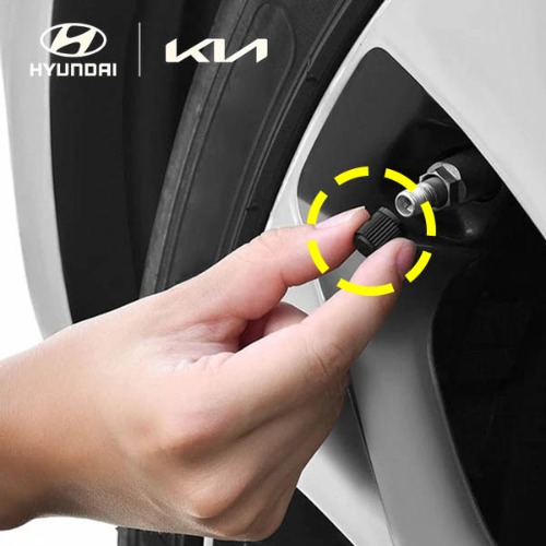Оригинальный колпачок ниппеля шины Hyundai Kia, колпачок воздушного клапана TPMS