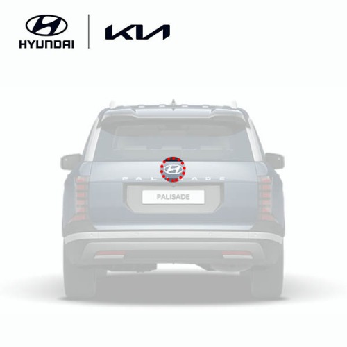 Эмблема H на задней двери багажника Hyundai Palisade LX3