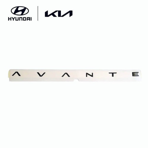 Эмблема AVANTE черная на багажник 2024 The New AVANTE N