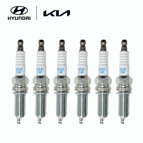 Комплект из 6 оригинальных иридиевых свечей зажигания для Hyundai Grandeur HG, Aslan (3.0 бензин)